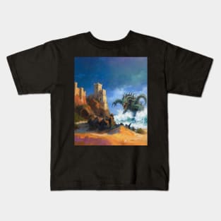 Monstrous Creature Of The Sea Depths Kids T-Shirt